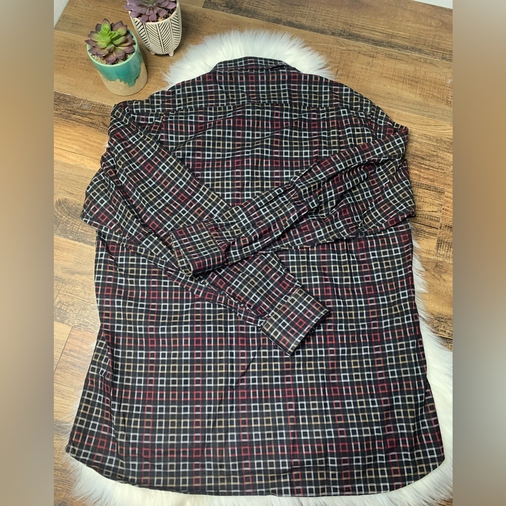 Burberry Patterned Button Down - image 4